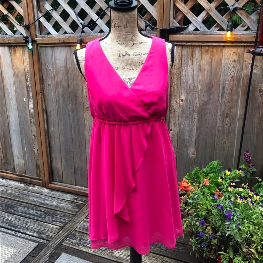 3/$25 Mac & Jac Dark Pink Dress